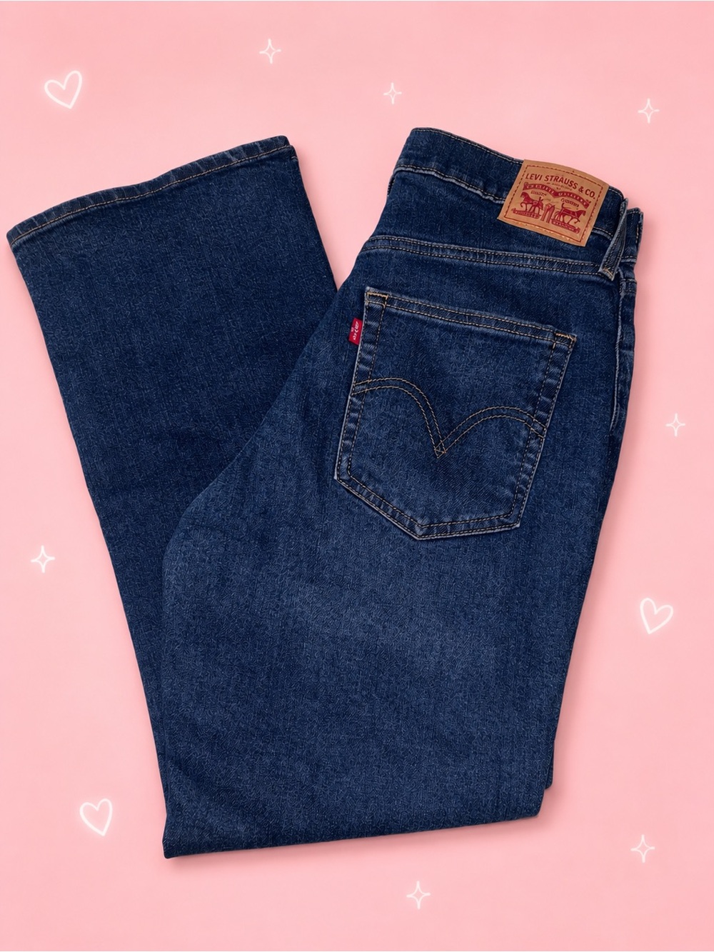 Levi's Women's Dark Blue Flare Jeans
